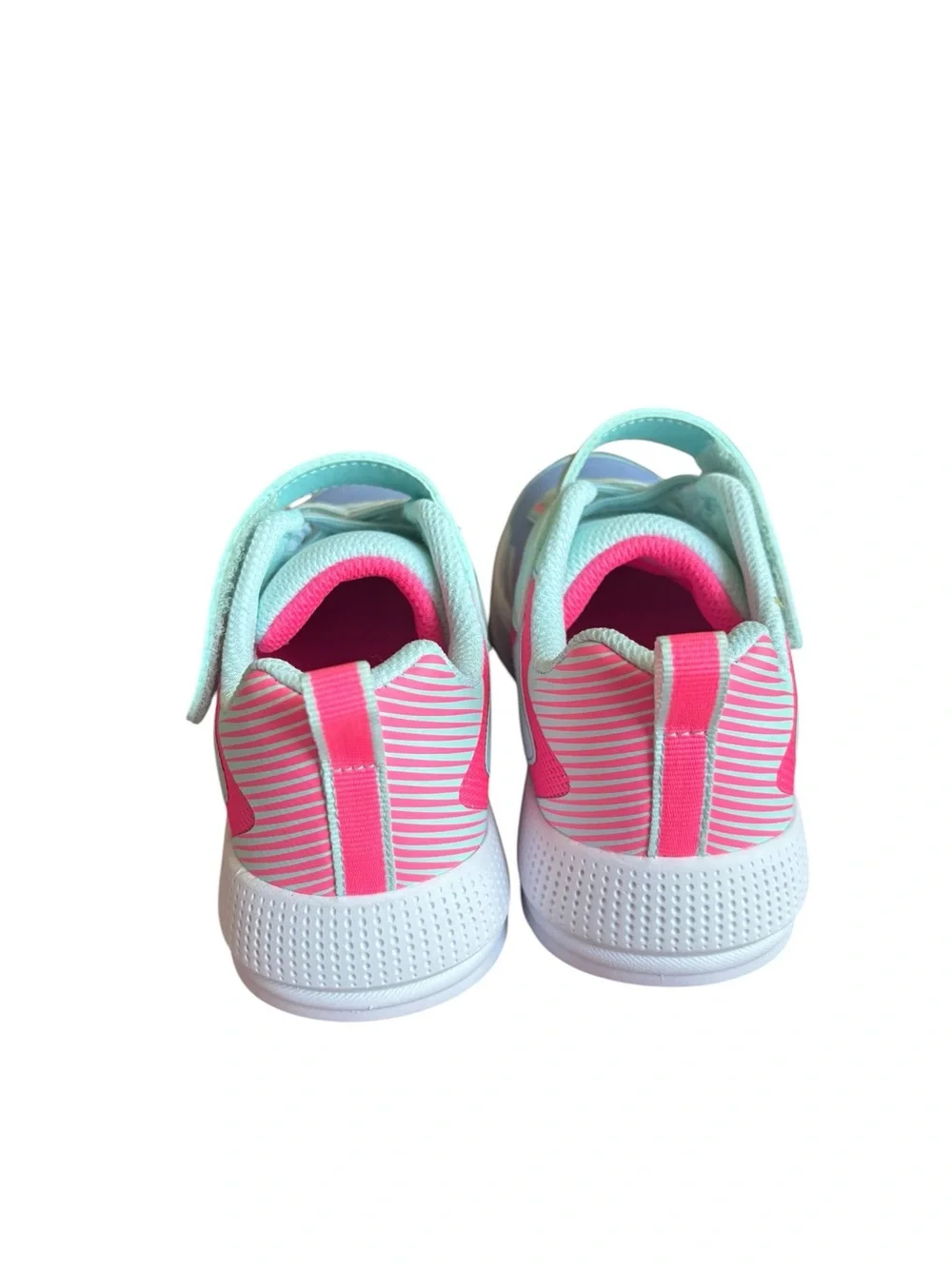 NWOB Skechers Girl's Microspec Advance Oasis PointSneakers pink / blue size 13